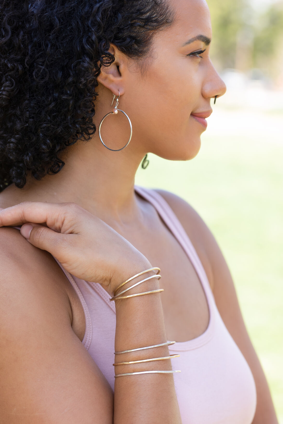 Earring-silver-hoop-pearl-bangles-sterling-brass-forai.carollara.jpg
